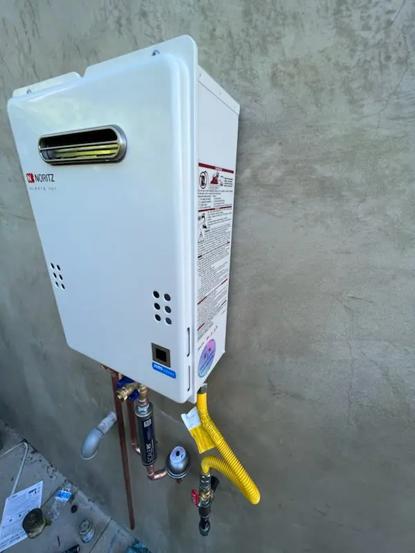 Tankless water heater installation for West Central homes